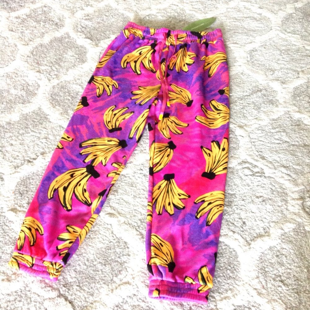 Farm Rio Tie-Dye Banana-Print Sweatpants - Picture 8 of 11